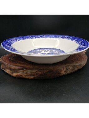 Royal China Blue Willow Serving Bowl 10" Sebring Ohio USA